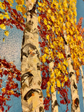 Fall Fireworks  16x20  MARKED DOWN