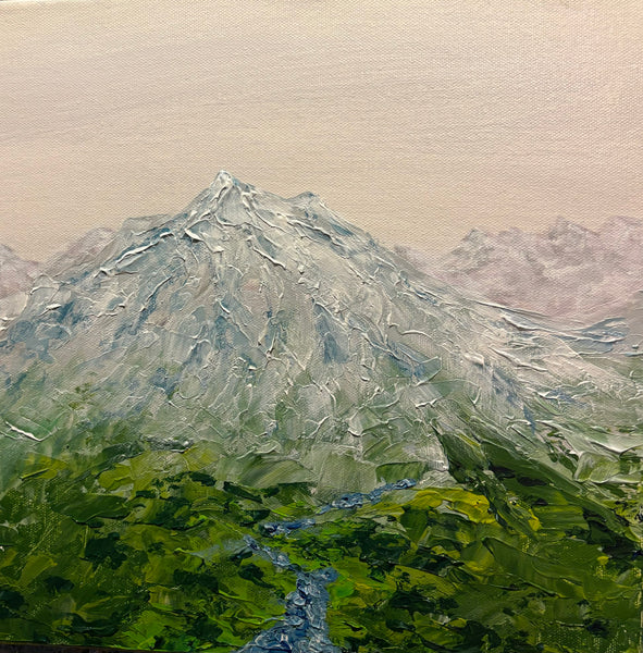 I Want To See Mountains Again, Gandalf, Mountains!   12x12