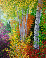 It's Autumn, Birches   60x48