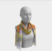 Art Scarf - "These Are Happy Tears"