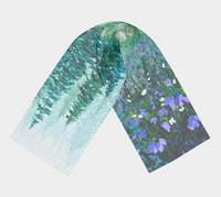 Art Scarf - "Leave No Trace"