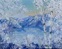Winter As In Igloos and Eskimos and Penguins and ICE  16x20